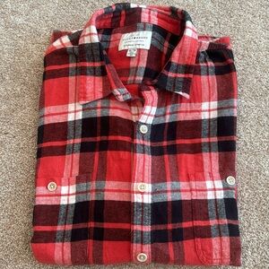 Lucky Brand Long sleeve flannel button up shirt